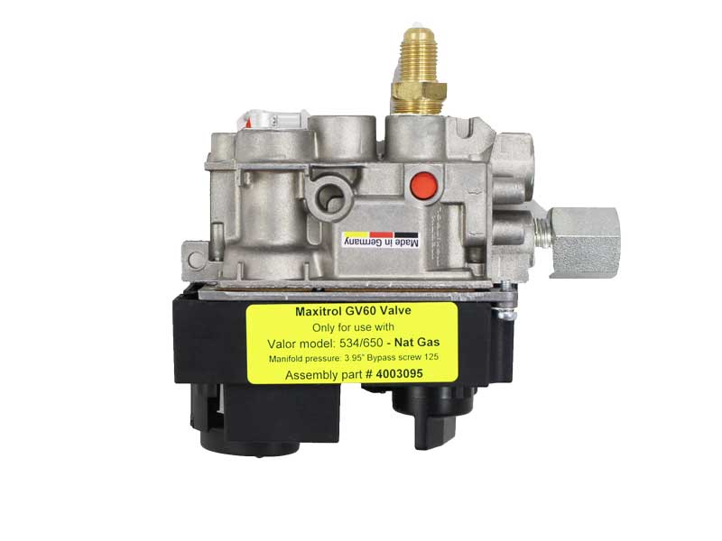 Valor 534I & 650I GV60 Valve Assembly - NG (4003095S)