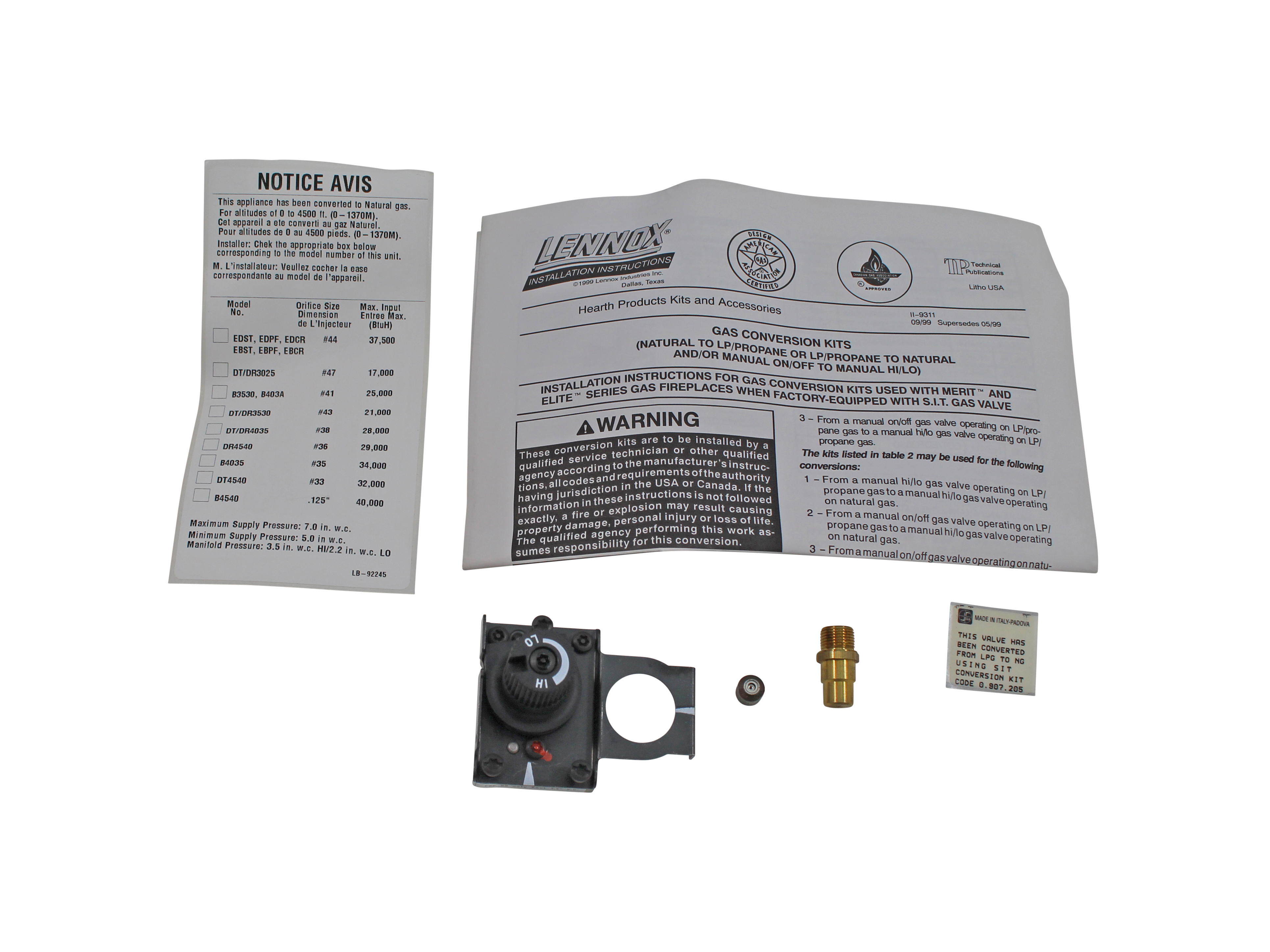 IHP Conversion Kit - NG (35L02)