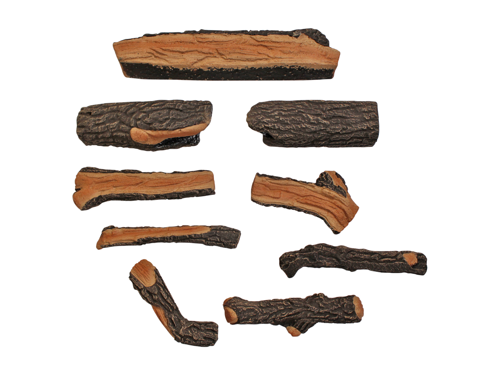Superior 30" Manchester Oak 9 pc Log Set (F0212)