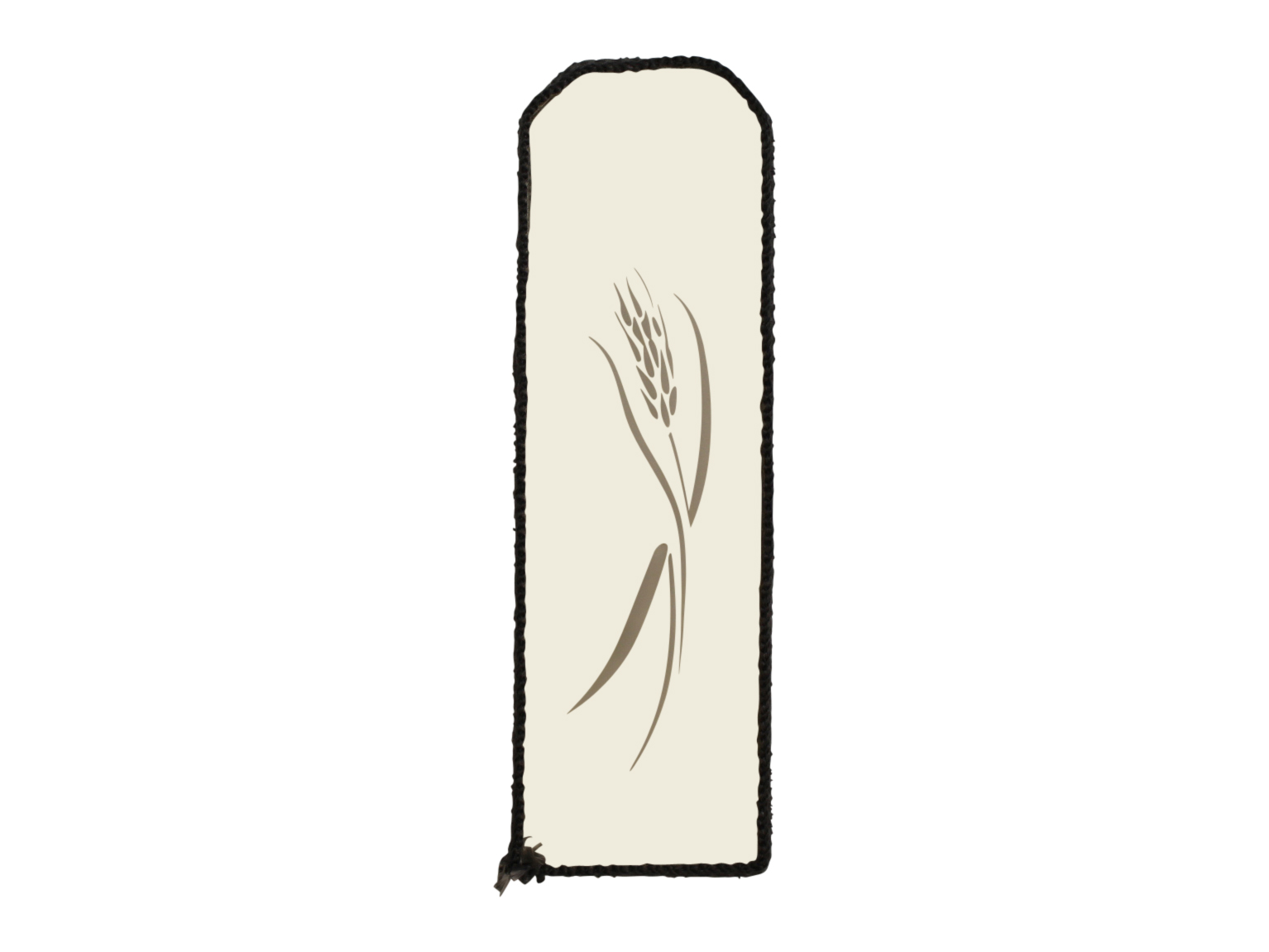 Country Flame Etched Glass w/Gasket - Right (PP-54)