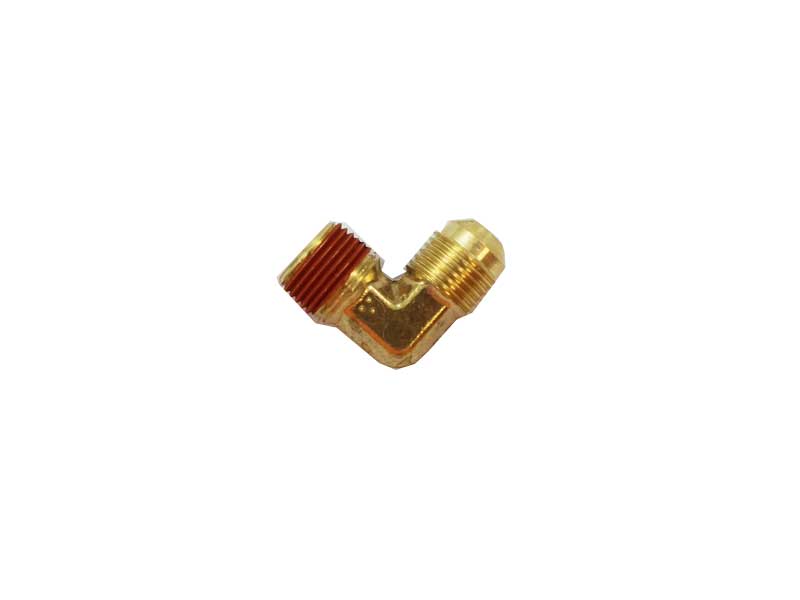 HHT Brass Connector - 3/8 Flare x 3/8 NPT Male Elbow (SRV4021-045) HHT Brass Connector - 3/8 Flare x 3/8 NPT Male Elbow (SRV4021-045)