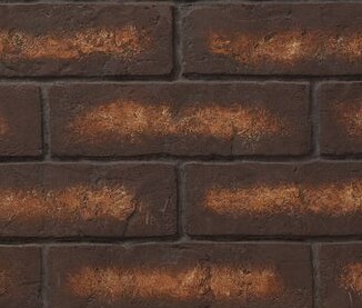 Majestic Quartz Series 36" Brick Interior Panel - Cottage Red (BRICK36CR)