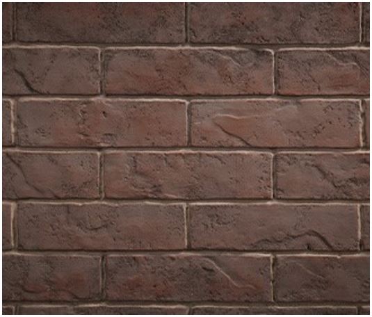 Heat N Glo 8K Series 4 Piece Traditional Brick Refractory - Calm Umber (BRICK-8KX-CU)