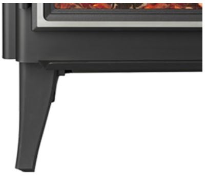 Quadra-Fire Classic Black Traditional Legs - Set of 4 (TRAD-LEG-BK)