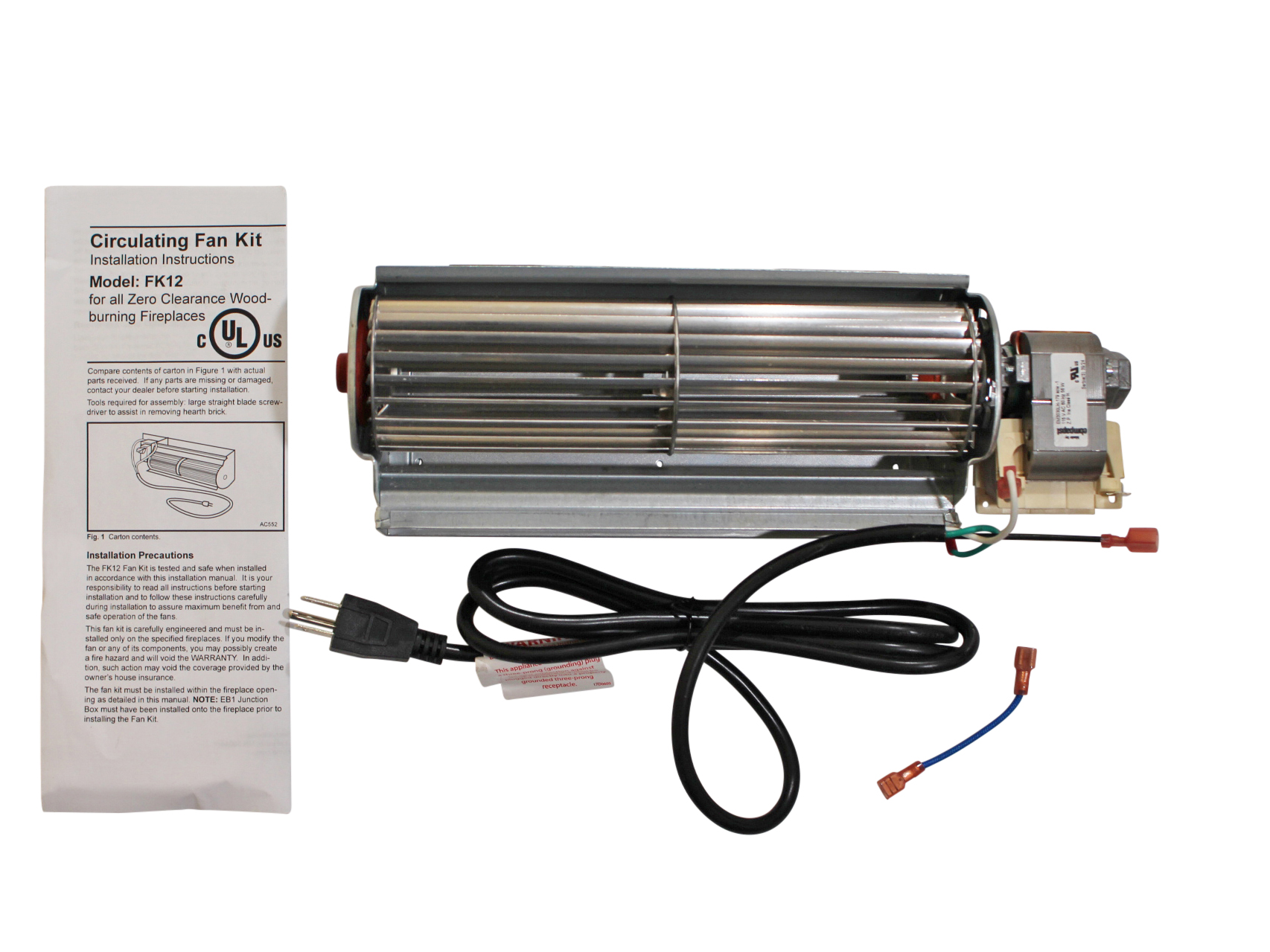 HHT Fan & Cord - 160 CFM (FK12) HHT Fan & Cord - 160 CFM (FK12)