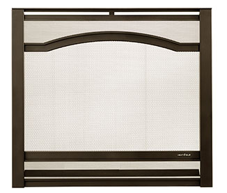 Heat N Glo Arcadia Overlap Arched Front - New Bronze (ARC-36-NB)