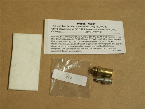Enviro Ascot Conversion Kit - LP (50-1423) Enviro Ascot Conversion Kit - LP (50-1423)