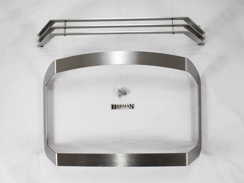 Harman Advance Leaf Trim Kit - Brushed Stainless Steel (1-00-08735-7)