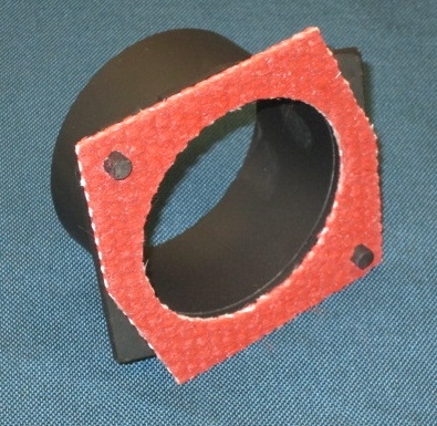 Quadra-Fire 1200i Rear Vent Exhaust Adapter Assembly W / Gasket (510-5330) Quadra-Fire 1200i Rear Vent Exhaust Adapter Assembly W / Gasket (510-5330)