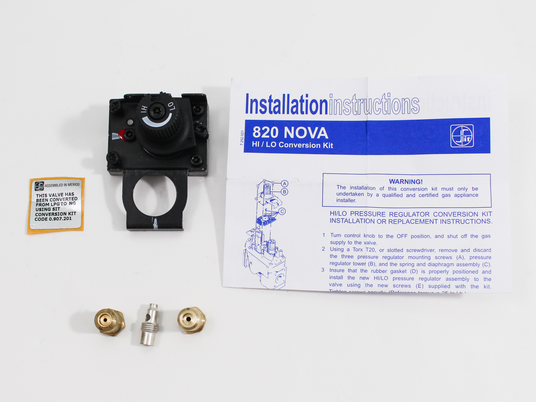Vermont Castings Conversion Kit - NG (10005889) Vermont Castings Conversion Kit - NG (10005889)