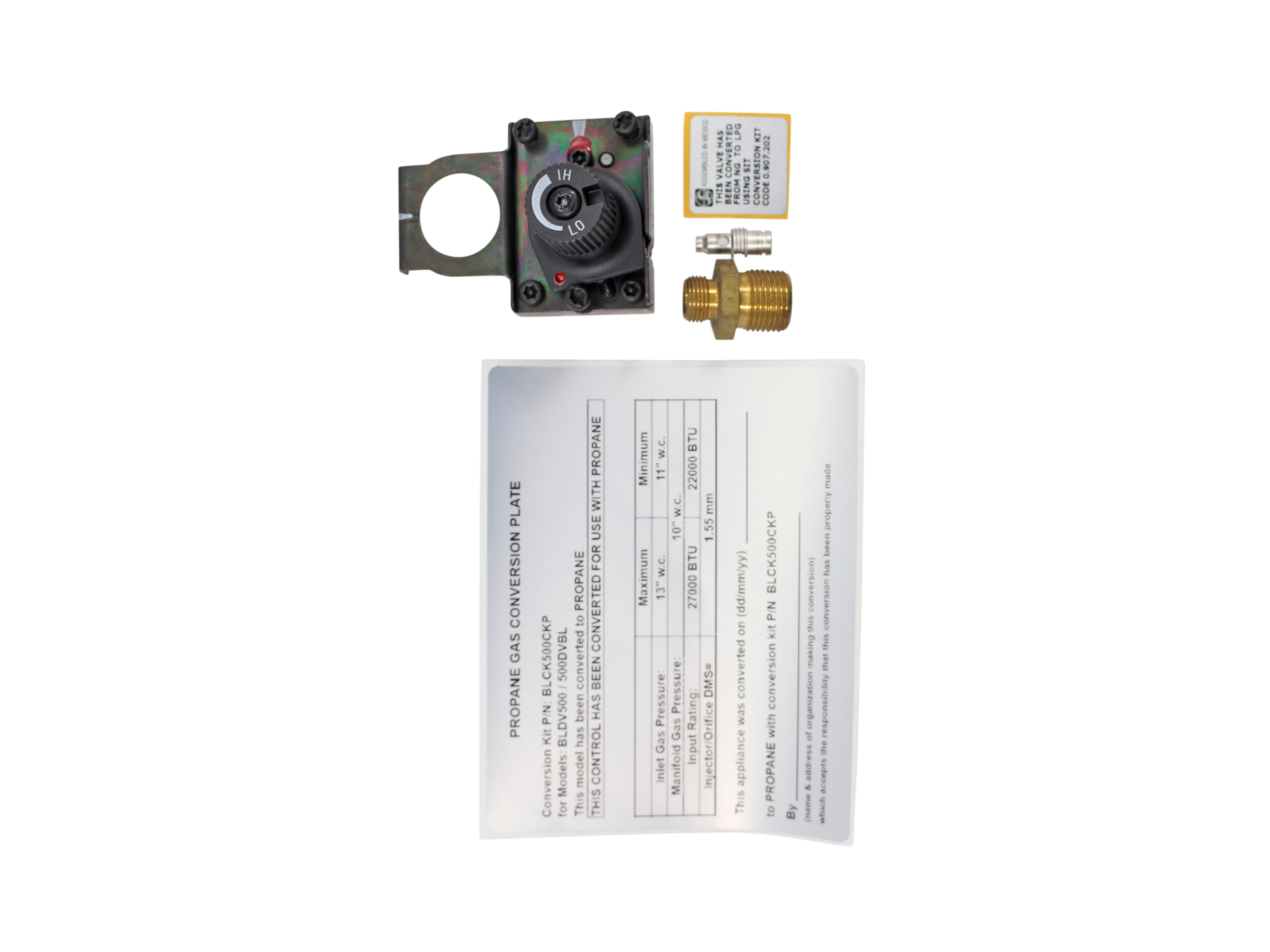 Vermont Castings 500DVBNC/BDV500NVC Conversion Kit - LP (BCK500CKP)