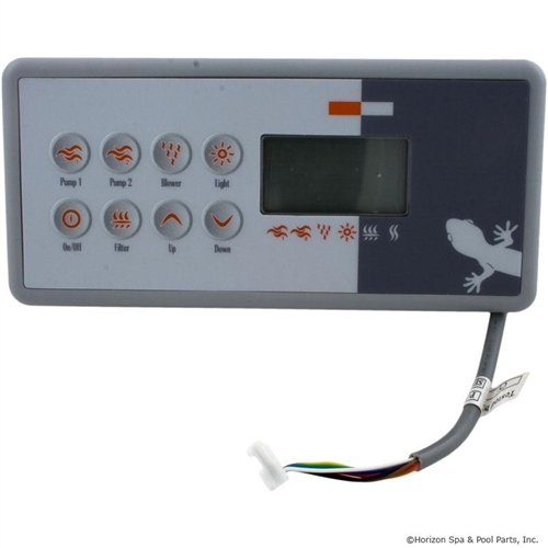 Gecko TSC-8 and K8 Eight Button LCD Topside (BDLTSC8GE1)