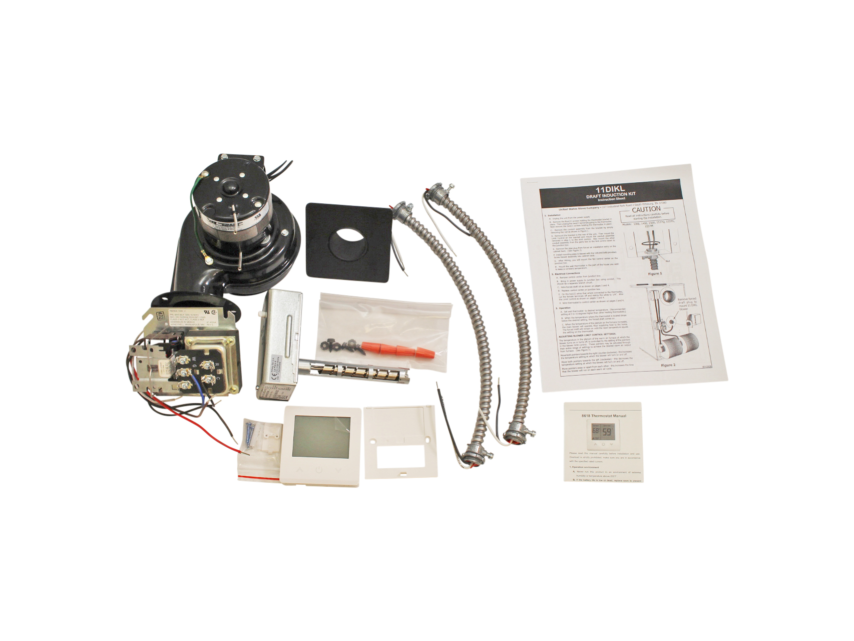 US Stove Hotblast Forced Air Draft Kit (11DIKL)