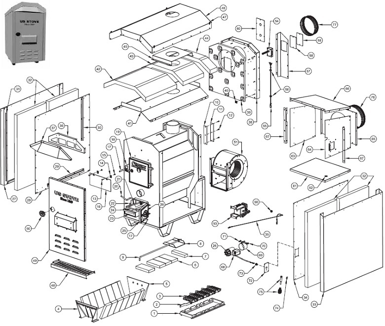 1600EF Parts Diagram