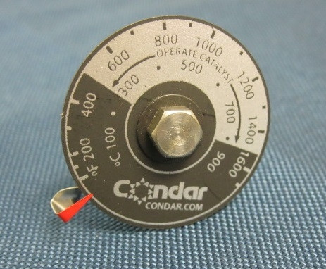 Condar catalytic thermometers