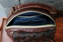 Cow Hide and Brown Leather Bag