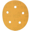 Hook & Loop Disc: 220 Grit, Coated, Aluminum Oxide - 60386711