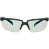 Safety Glass: Anti-Fog & Scratch-Resistant, Polycarbonate, Gray Lenses, Full-Framed, UV Protection - 94428869
