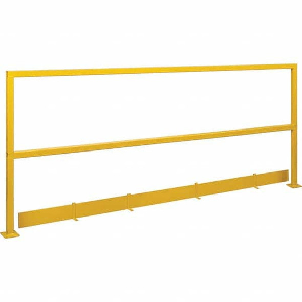 Hand Rail & Railings; Length (Inch): 96; 8.0 ; Length (Feet): 8.00; 96; 8.0 ; Height (Inch): 42 ; Material: Steel; Steel ; Pipe Size (Inch): 1-5/8 ; Color: Yellow - 47345723