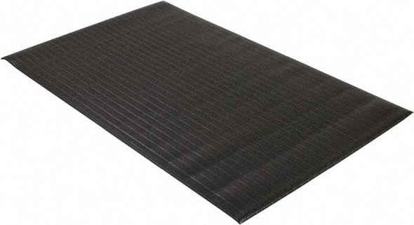 Anti-Fatigue Mat: 60in Length, 36in Wide, 3/8in Thick, Vinyl, Beveled Edge, Light-Duty - 88266630