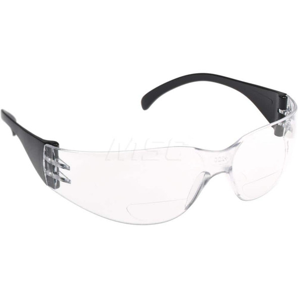 `+2.5, Clear Lenses, Scratch Resistant, Frameless Safety Glasses - 91271957
