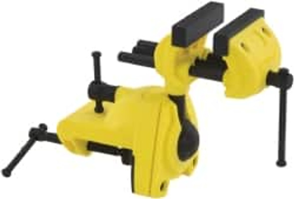 2-7/8in Jaw Width, 3in Opening Capacity, 1-1/2in Throat Depth, Cast Aluminum Swivel Bench Vise - 56229354