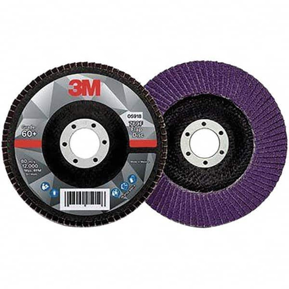 Flap Disc: 7/8in Hole, Ceramic, Type 29 - 11029865