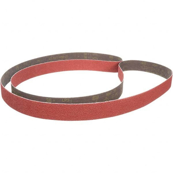 Abrasive Belt: 1/2in Width, 60 Grit, Ceramic - 94423886