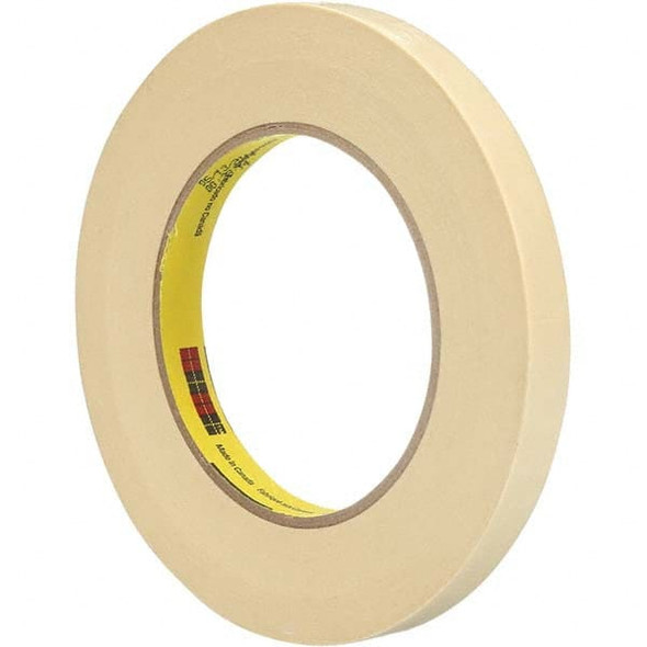 1/2in Wide x 60 Yd Long x 5.9 mil Thick Tan Masking Tape - 16992174