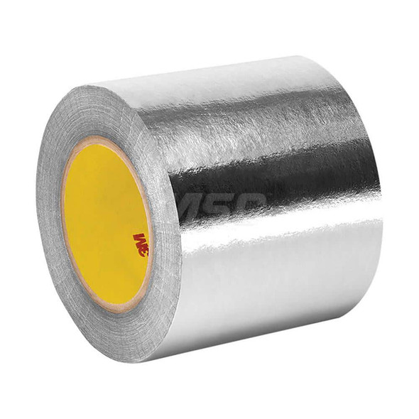 Glass Cloth Tape; Width (Inch): 3 ; Material Type: UPVC ; Color: Shiny Silver ; Adhesive Material: Silicone ; Length (yd): 36.00 ; Thickness (mil): 10.5000 - 20717658
