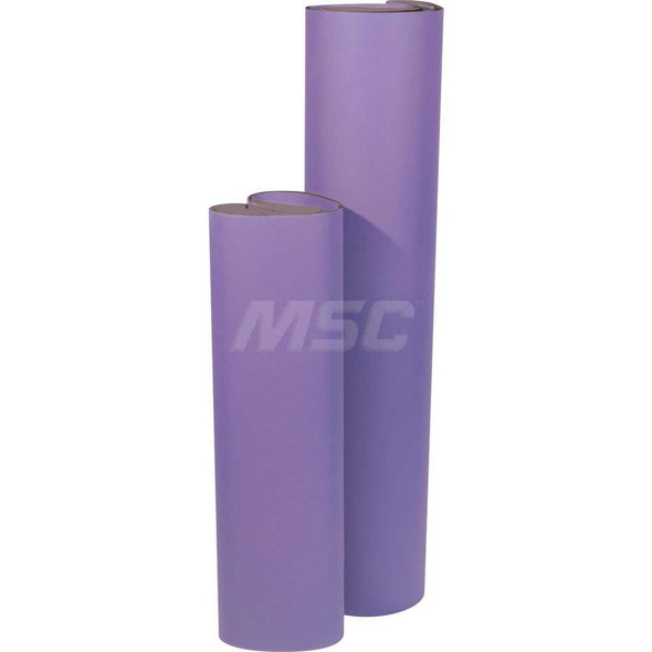 Abrasive Belt: 37in Width, 75in OAL, 80+ Grit, Ceramic - 20963237