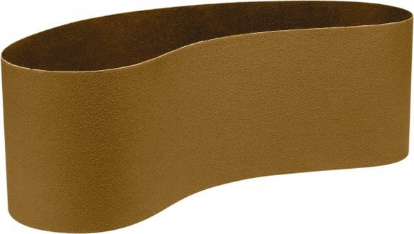 Abrasive Belt: 9in Width, 80 Grit, Ceramic - 84387315
