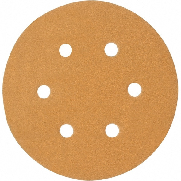 Hook & Loop Disc: 220 Grit, Coated, Aluminum Oxide - 60386711