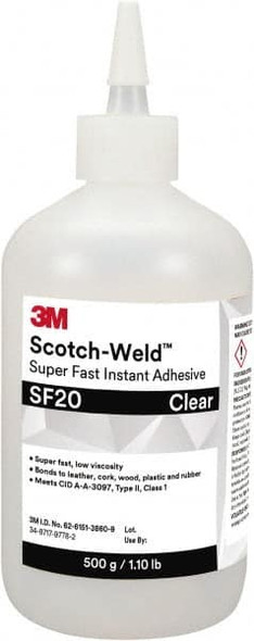 15.98 oz Bottle Clear Instant Adhesive - 49973159