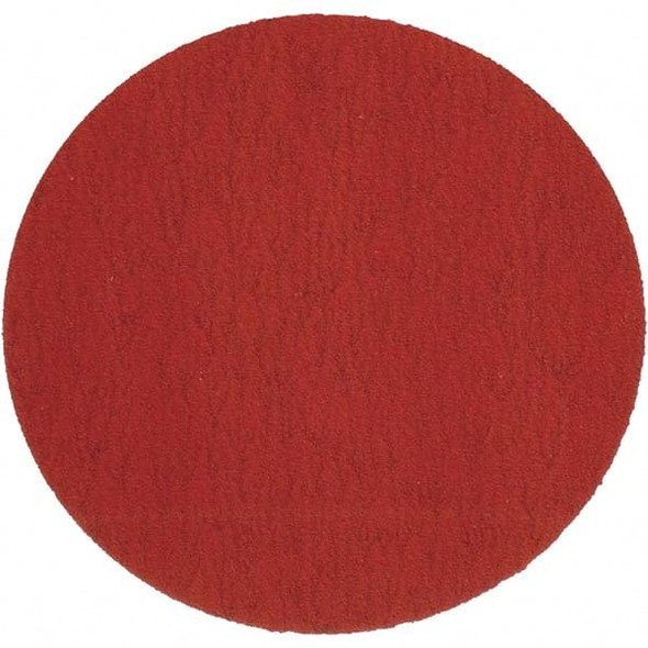 Quick-Change Disc: 4in Disc Dia, 40 Grit, Ceramic, Coated - 54872031