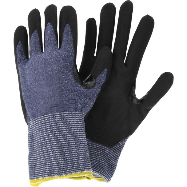 Cut & Puncture Resistant Gloves; Glove Type: Cut Resistant ; ANSI/ISEA Puncture Resistance Level: 0 ; Primary Material: HPPE Blend ; ANSI/ISEA Abrasion Resistance Level: 3 ; Coating Coverage: Palm & Fingers ; Coating Material: Nitrile - 26319780