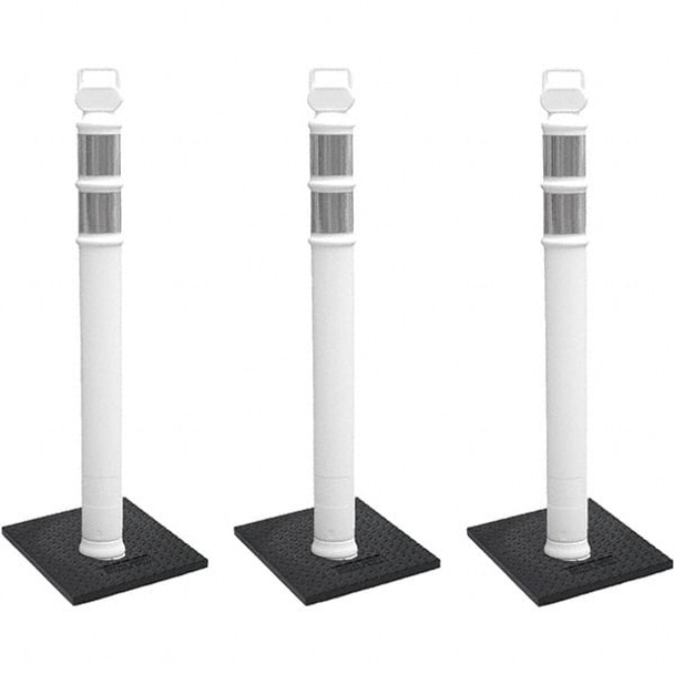3 6-Piece Kits 45in High x 7in Wide, Reflective Delineator Post - 31607724