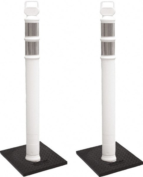 2 4-Piece Kits 45in High x 7in Wide, Reflective Delineator Post - 31607807