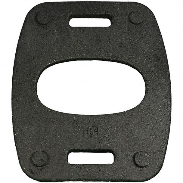 22in Wide x 1.3in High Recycled Rubber Vertical Panel Base - 31681752