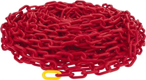 100' Long x 2in Wide Plastic Heavy-Duty Chain - 31744303