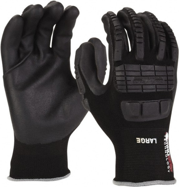General Purpose Work Gloves: X-Large, Nitrile Coated, Nitrile & Nylon - 50585744