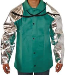 Size Universal, Silver/Yellow Aluminzed Kevlar Aluminized Sleeve - 54170931