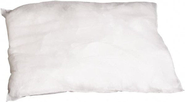 32 Qty 1 Pack 9in Long x 9in Wide x 2in High, White Sorbent Pillow - 58616913