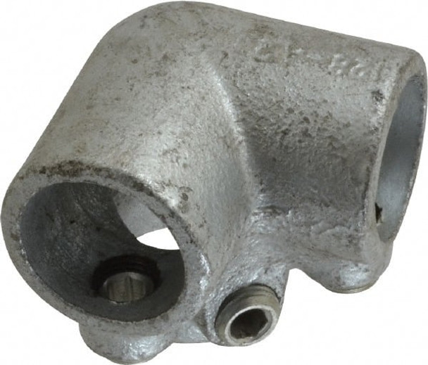 3/4in Pipe, 90&deg; Side Outlet Elbow, Malleable Iron Elbow Pipe Rail Fitting - 62153911