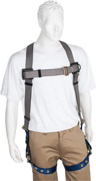 350 Lb Capacity, Size XXL, Full Body Premium Tongue Buckle Safety Harness - 62846522
