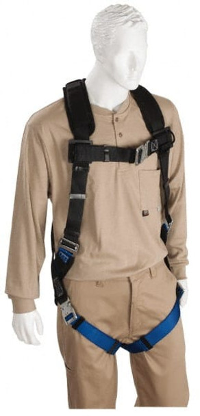 350 Lb Capacity, Size Universal, Full Body Padded Quick Connect Safety Harness - 62846761