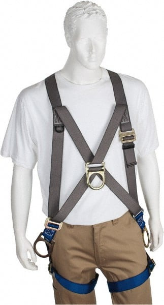 350 Lb Capacity, Size Universal, Full Body Cross-Over Safety Harness - 62846829