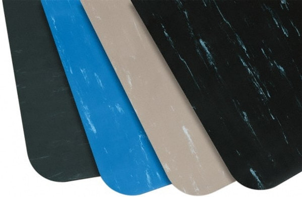 Anti-Fatigue Mat: 60in Length, 36in Wide, 1/2in Thick, Vinyl - 78928132