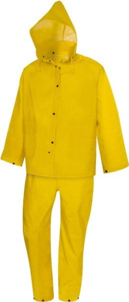 Size 3XL Yellow Rain Three Piece Suit - 84323070
