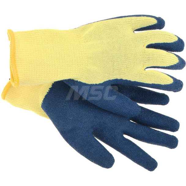 Cut, Puncture & Abrasive-Resistant Gloves: Size L, ANSI Cut A3, ANSI Puncture 4, Latex, Kevlar - 84491190